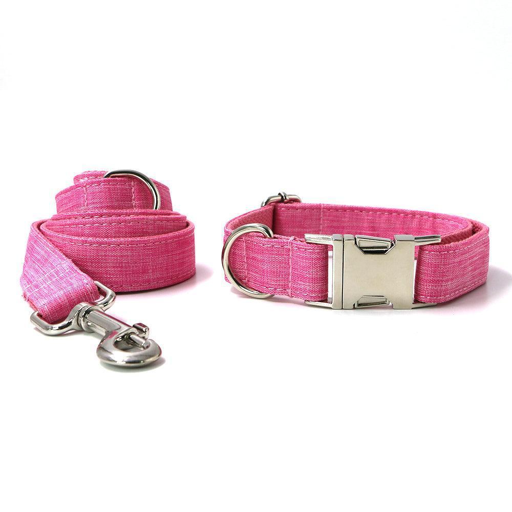 Custom Dog Collar with Bow Tie & Leash Set - iTalkPet