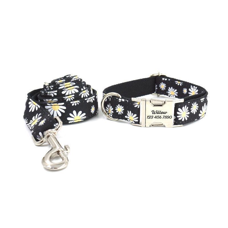 Cute Colorful Personalized Dog Collars with Leash Set - iTalkPet