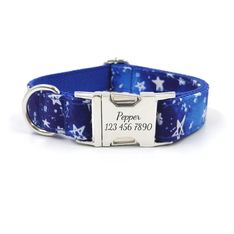 Cute Colorful Personalized Dog Collars with Leash Set - iTalkPet