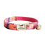 Cute Flower Adjustable Custom Cat Collar With Removable Bell & Bowtie - iTalkPet