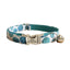 Cute Print Adjustable Personalized Cat Collar With Removable Bell & Bowtie - iTalkPet