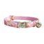 Cute Print Adjustable Personalized Cat Collar With Removable Bell & Bowtie - iTalkPet