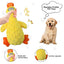 Durable Interactive Duck Crinkle Plush Squeaky Dog Toys - iTalkPet