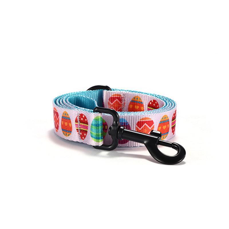 Easter Egg Personalized Dog Collar with Leas & Bow tie Set - iTalkPet