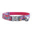 Flower Adjustable Personalized Cat Collar With Removable Bell & Bowtie - iTalkPet