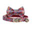 Flower Adjustable Personalized Cat Collar With Removable Bell & Bowtie - iTalkPet