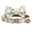 Flower Adjustable Personalized Cat Collar With Removable Bell & Bowtie - iTalkPet