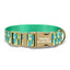 Green Parrot Personalized Dog Collar with Leas & Bow tie Set - iTalkPet