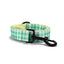 Green Plaid Personalized Dog Collar with Leas & Bow tie Set - iTalkPet