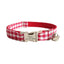 Grid Adjustable Personalized Cat Collar With Removable Bell & Bowtie - iTalkPet