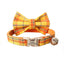 Grid Adjustable Personalized Cat Collar With Removable Bell & Bowtie - iTalkPet