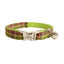 Grid Adjustable Personalized Cat Collar With Removable Bell & Bowtie - iTalkPet