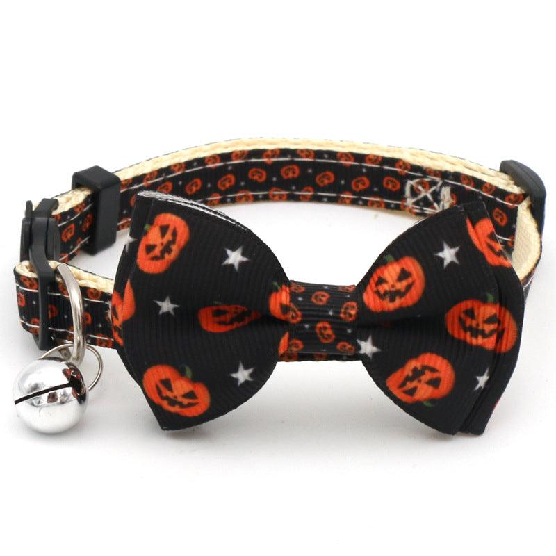 Halloween Adjustable Cat Collar With Bowtie Set - iTalkPet