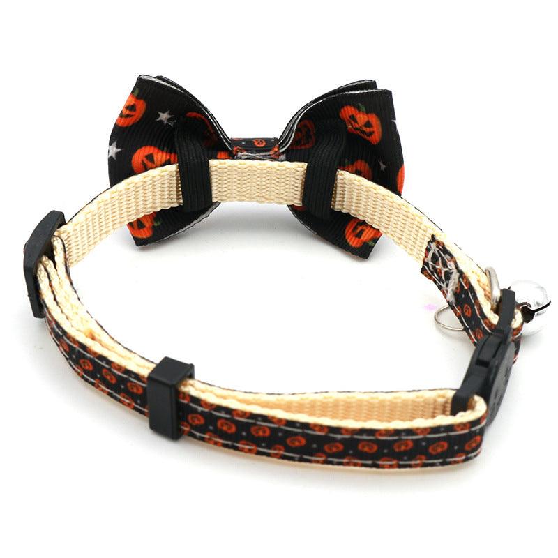 Halloween Adjustable Cat Collar With Bowtie Set - iTalkPet