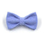Light Purple Stripe Velvet Personalized Dog Collar Leash Harness Bowtie Poop Bag Set - iTalkPet