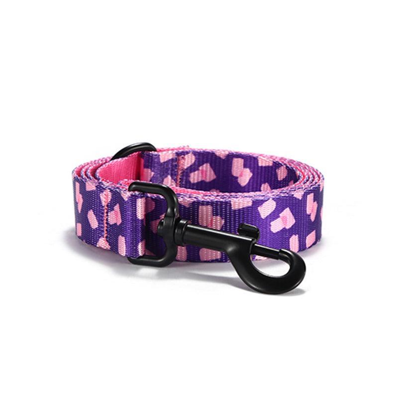 Marshmallow Personalized Dog Collar with Leas & Bow tie Set - iTalkPet
