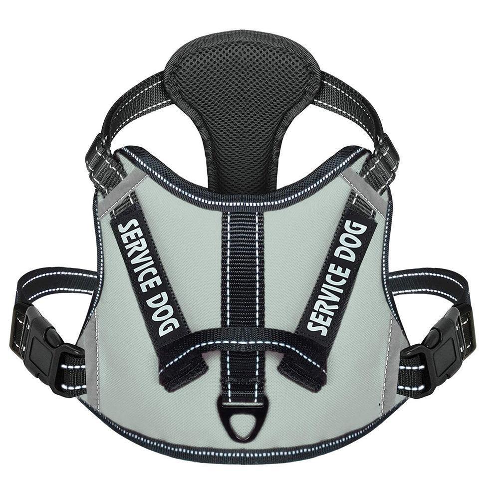 No-Pull Reflective Harness with Handle - Personalized Adjustable Comfort Dog Vest Harness - iTalkPet