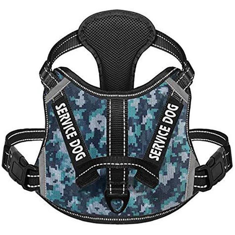 No-Pull Reflective Harness with Handle - Personalized Adjustable Comfort Dog Vest Harness - iTalkPet