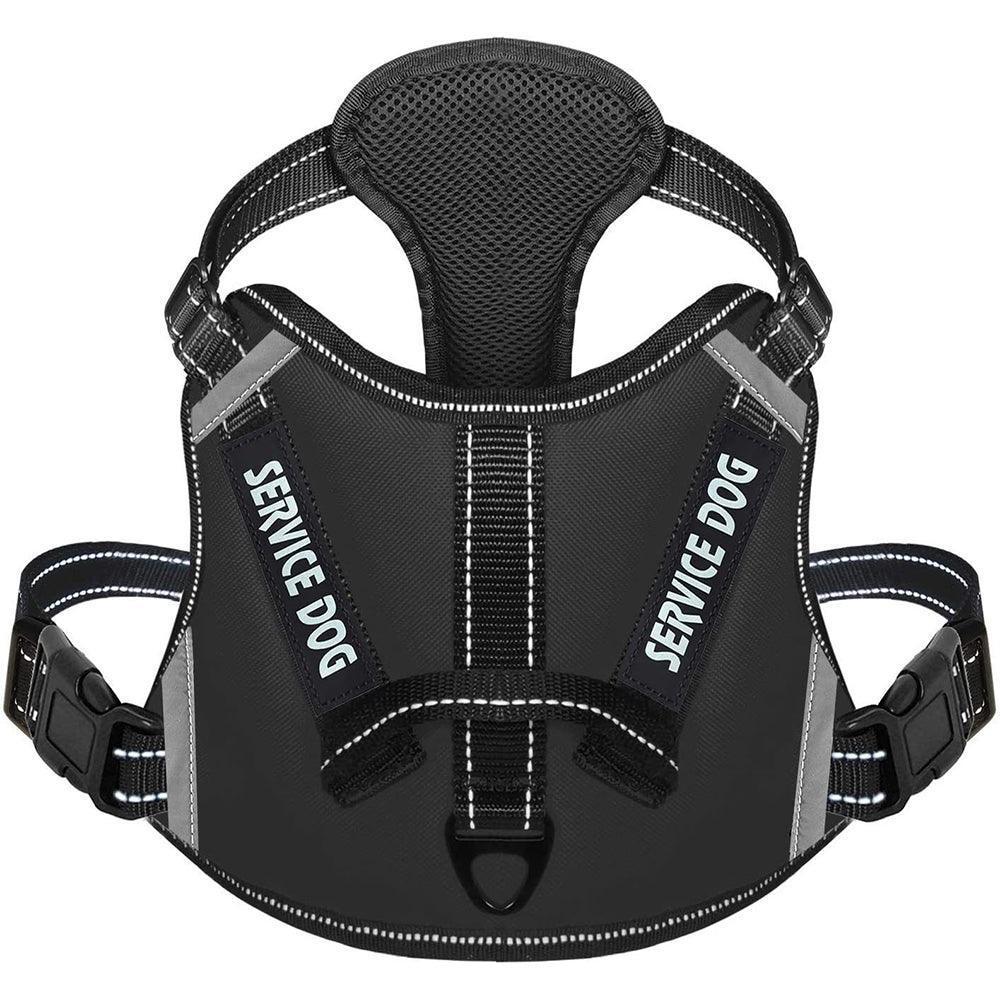 No-Pull Reflective Harness with Handle - Personalized Adjustable Comfort Dog Vest Harness - iTalkPet