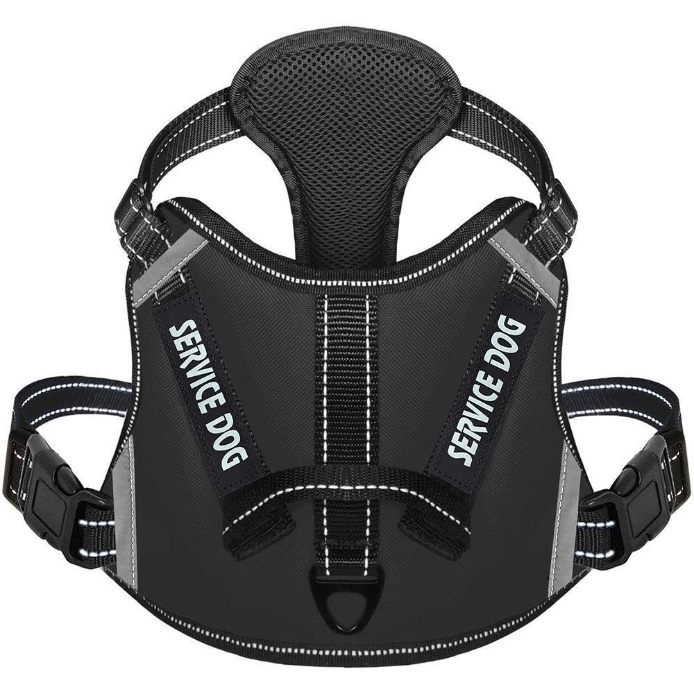 No-Pull Reflective Harness with Handle - Personalized Adjustable Comfort Dog Vest Harness - iTalkPet