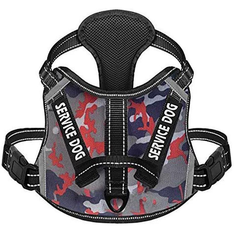 No-Pull Reflective Harness with Handle - Personalized Adjustable Comfort Dog Vest Harness - iTalkPet