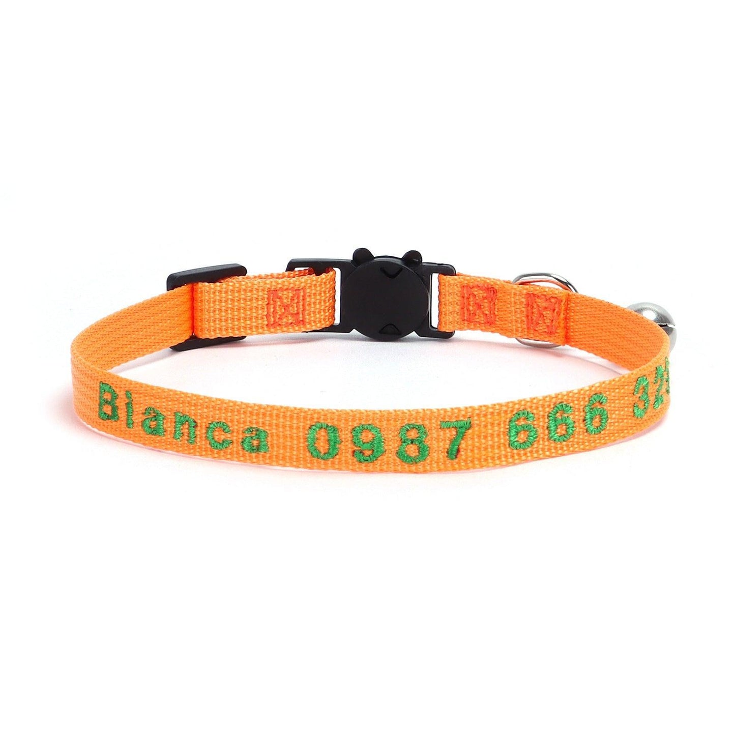 Nylon Embroidery Custom Cat Collar - iTalkPet