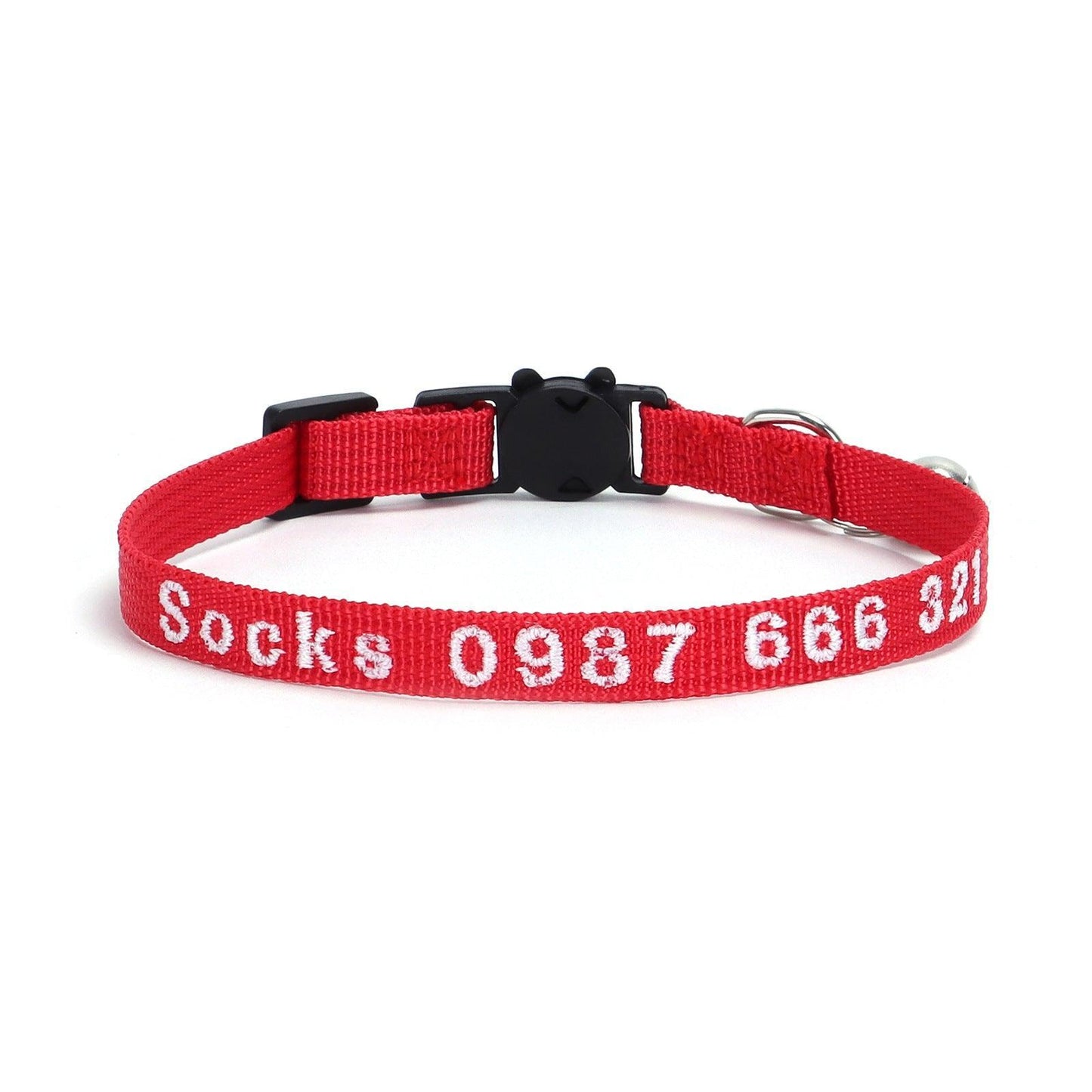 Nylon Embroidery Custom Cat Collar - iTalkPet