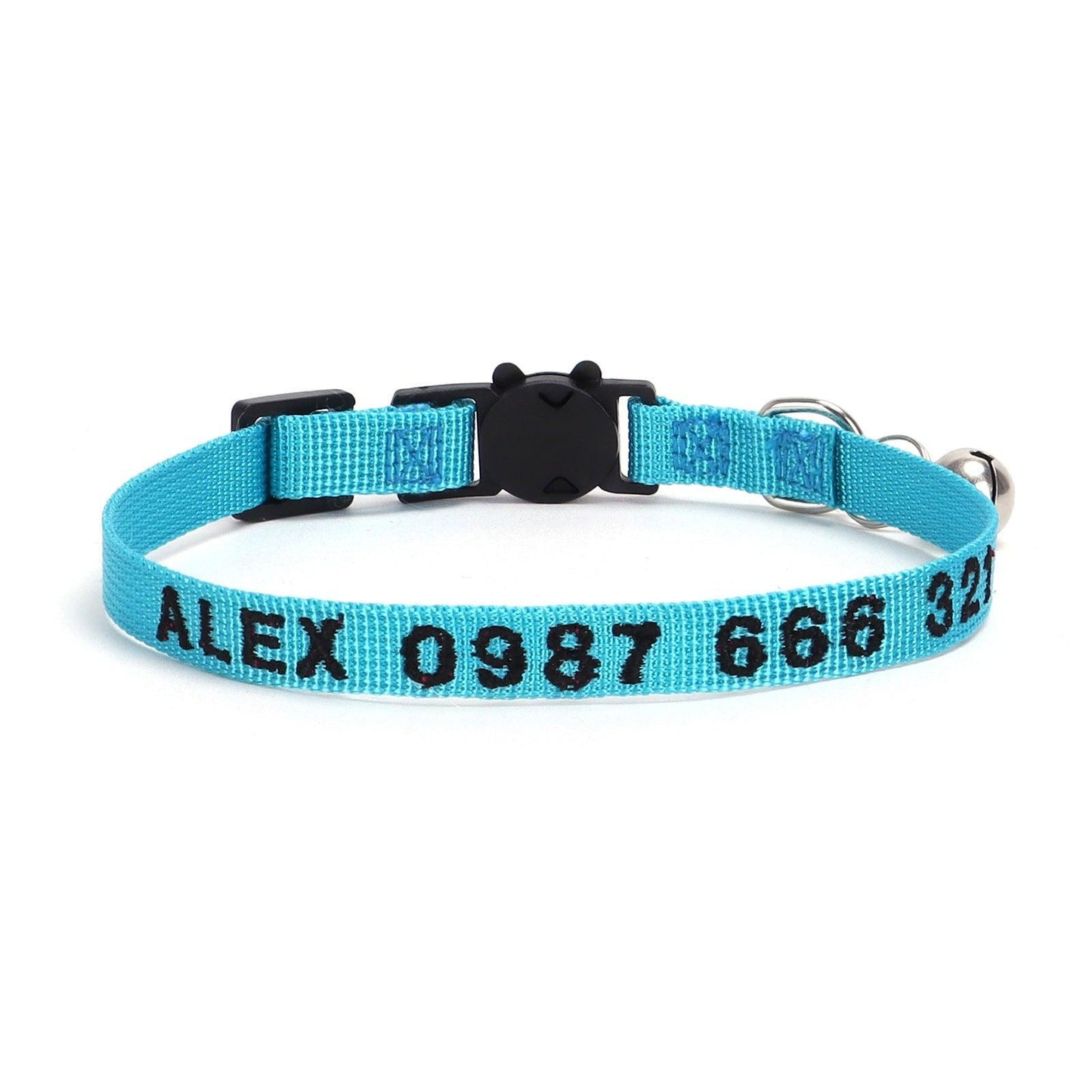 Nylon Embroidery Custom Cat Collar - iTalkPet