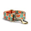 Orange Tulip Personalized Dog Collar with Leas & Bow tie Set - iTalkPet