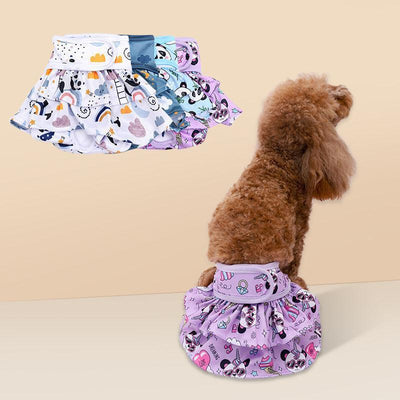 Panda Washable Female Dog Diapers Absorbent Reusable Dog Panties - iTalkPet