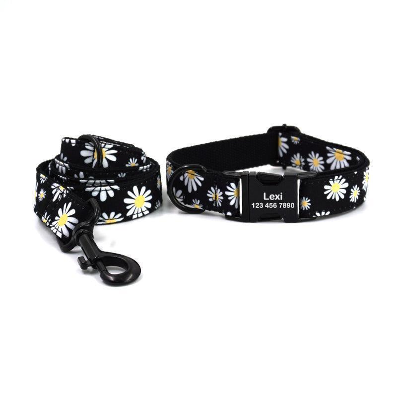 Personalized Pet Collars - Print Custom Dog Collar with Leash Set - iTalkPet