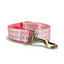 Pink Dandelion Personalized Dog Collar with Leas & Bow tie Set - iTalkPet