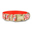 Pink Rose Personalized Dog Collar with Leas & Bow tie Set - iTalkPet