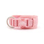 Pink Striped Solid Personalized Dog Collar - iTalkPet