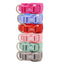 Pink Striped Solid Personalized Dog Collar - iTalkPet