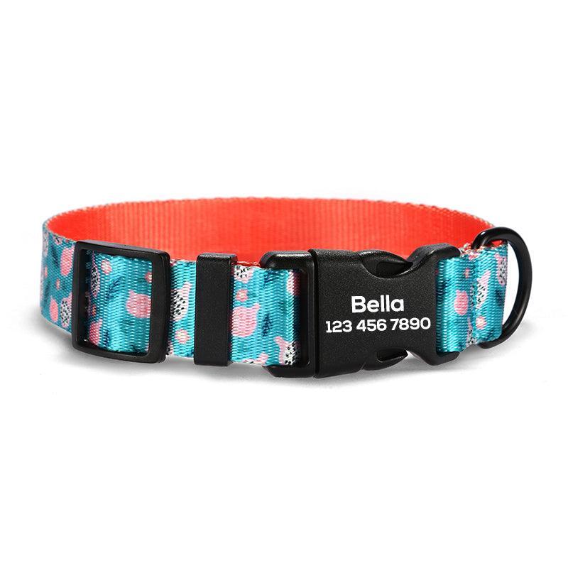 Pitaya Personalized Dog Collar with Leas & Bow tie Set - iTalkPet