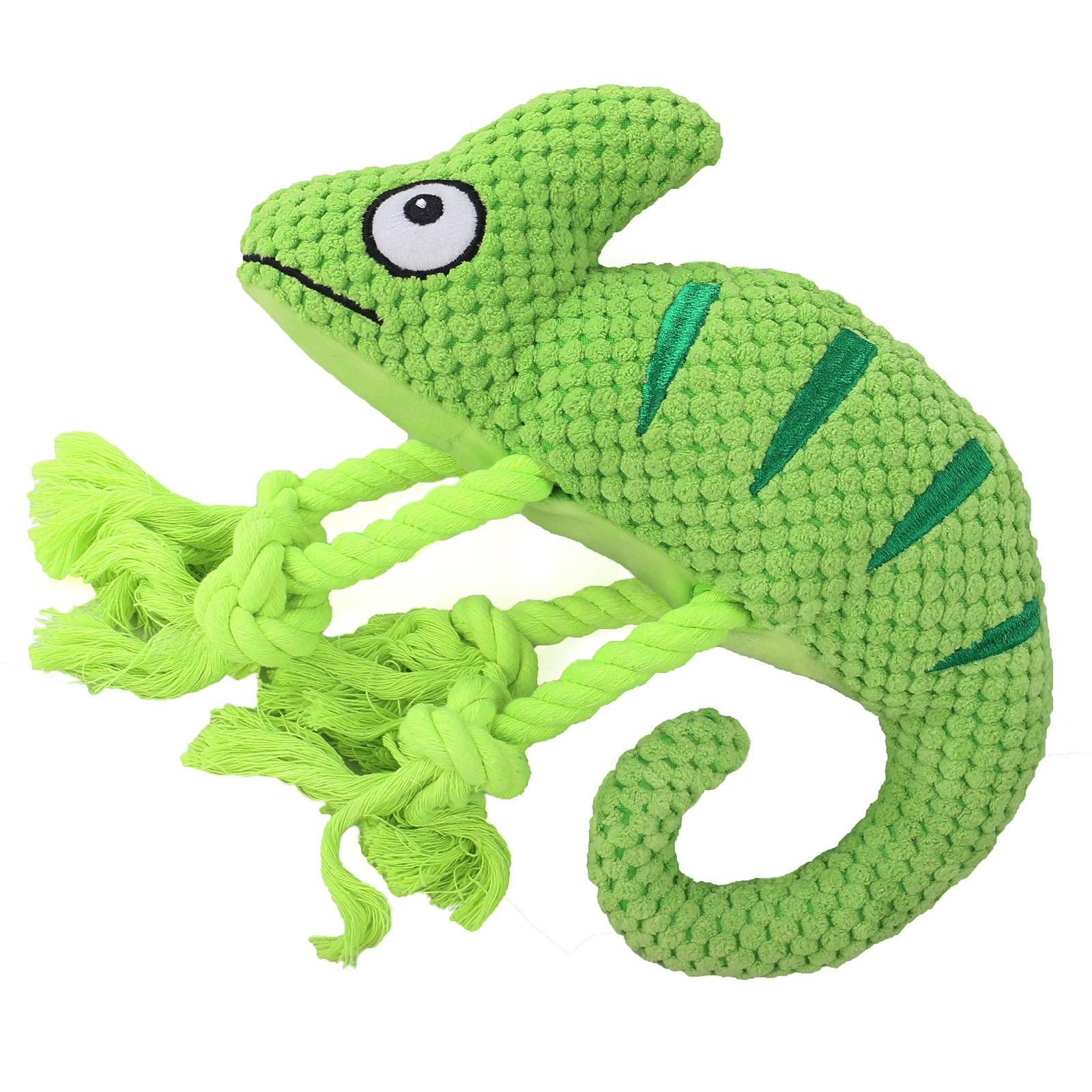 Plush Dog Squeaky Toy Durable Rope Puppy Chew Toys - iTalkPet