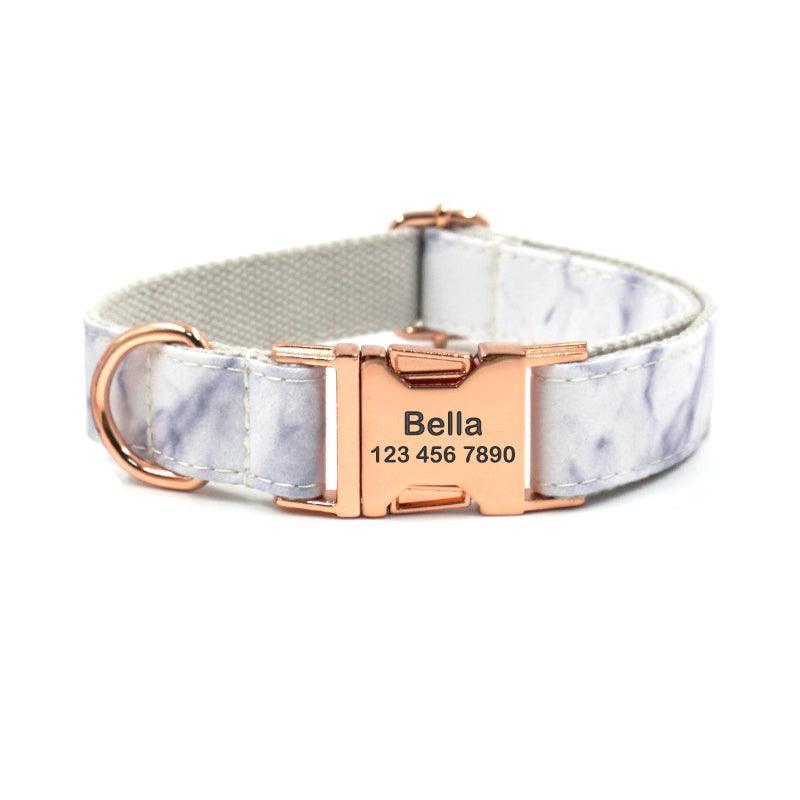 Print Personalized Pet Collars Custom Dog Collar With Leash Set Print personalized pet collars custom dog collar with leash set