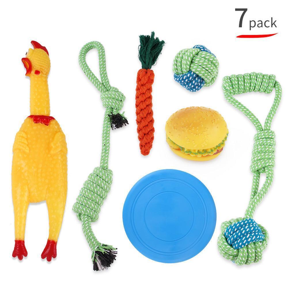 Puppy Rope Toys Dog Teething Chew Toy Set - iTalkPet