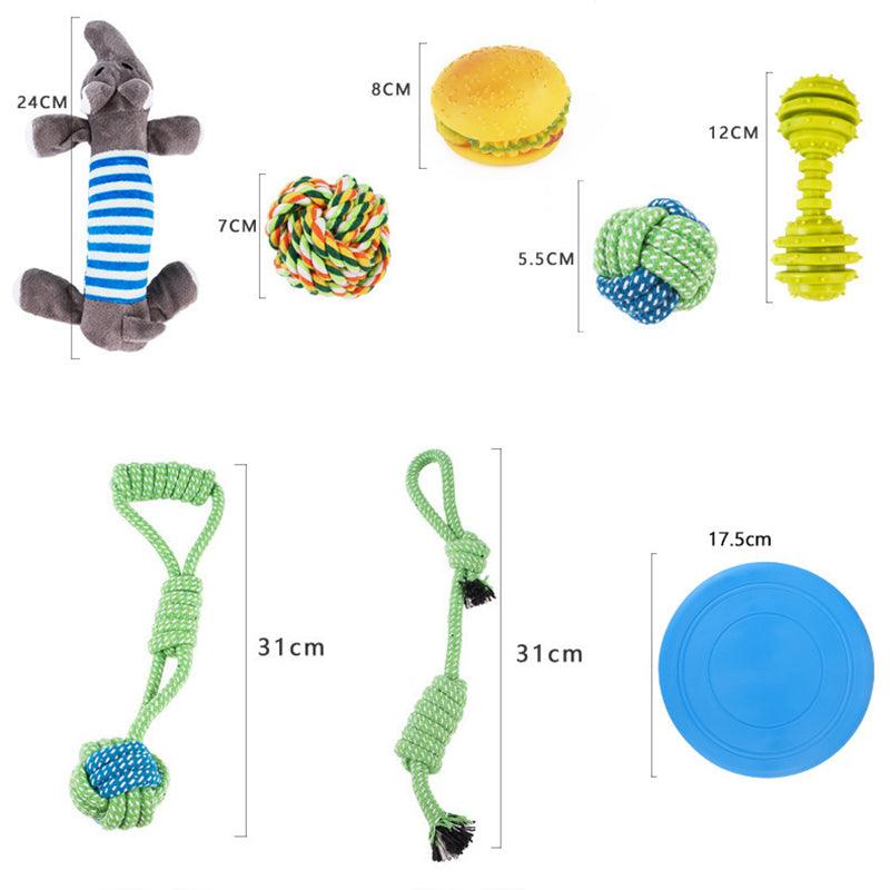 Puppy Rope Toys Dog Teething Chew Toy Set - iTalkPet