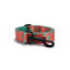 Red Grid Personalized Dog Collar with Leas & Bow tie Set - iTalkPet