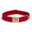 Metal Buckle Soft Flannel Pet Engraved Collar - Custom Dog Collar