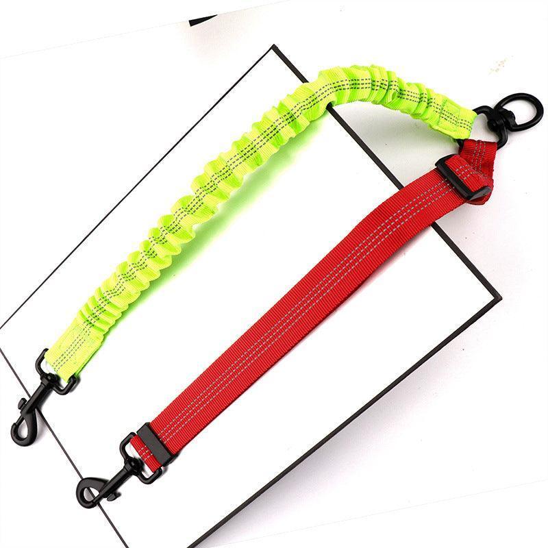 Reflecting Adjustable Double Dog Leash - iTalkPet