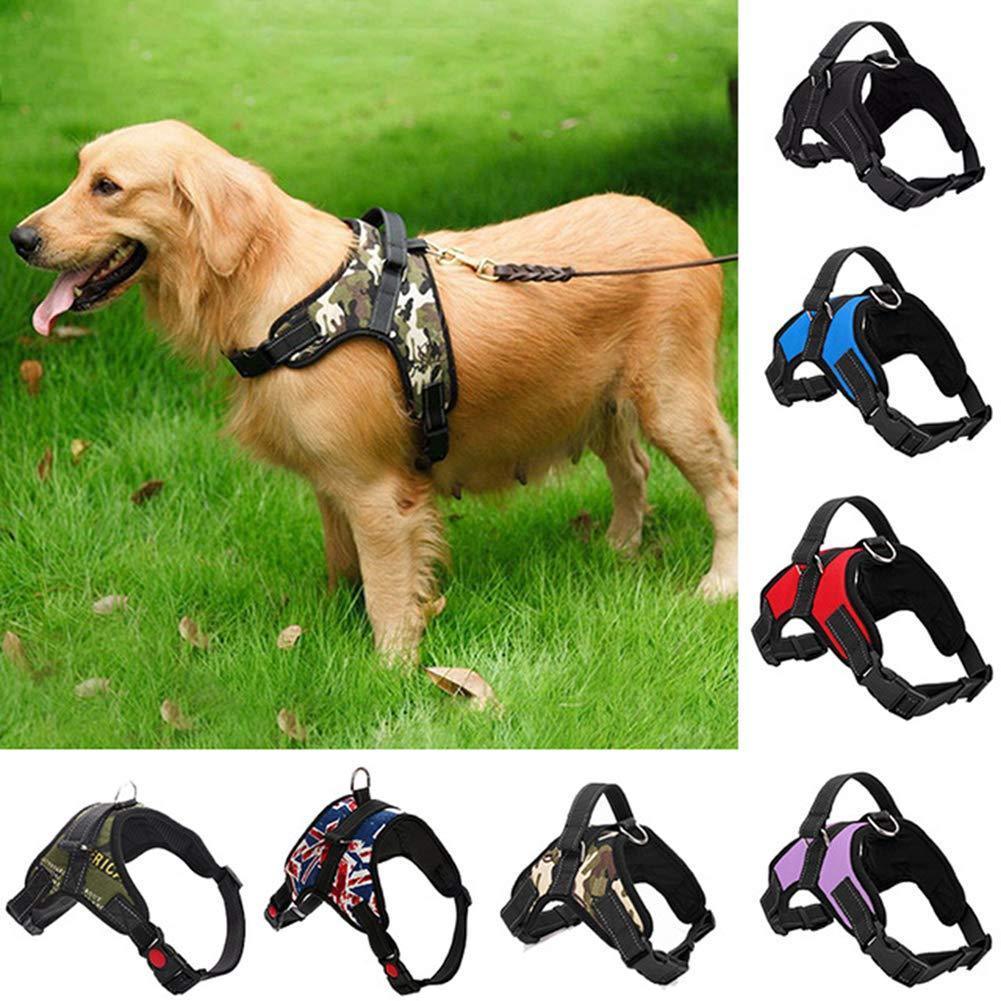 Reflective No Pull Dog Vest Harness Adjustable Front Clip Vest Harness - iTalkPet