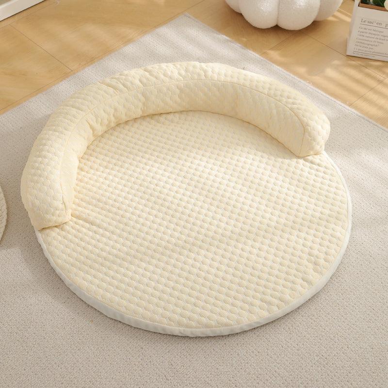 Round Pet Cool Mat Summer Cool Dog Bed - iTalkPet