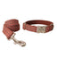 Small Grid Soft Personalized Dog Collar Set - iTalkPet