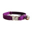 Solid Color Adjustable Personalized Cat Collar With Removable Bell & Bowtie - iTalkPet