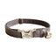Solid Color Adjustable Personalized Cat Collar With Removable Bell & Bowtie - iTalkPet