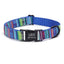 Stripe Modern Adjustable Personalize Dog Collar - iTalkPet