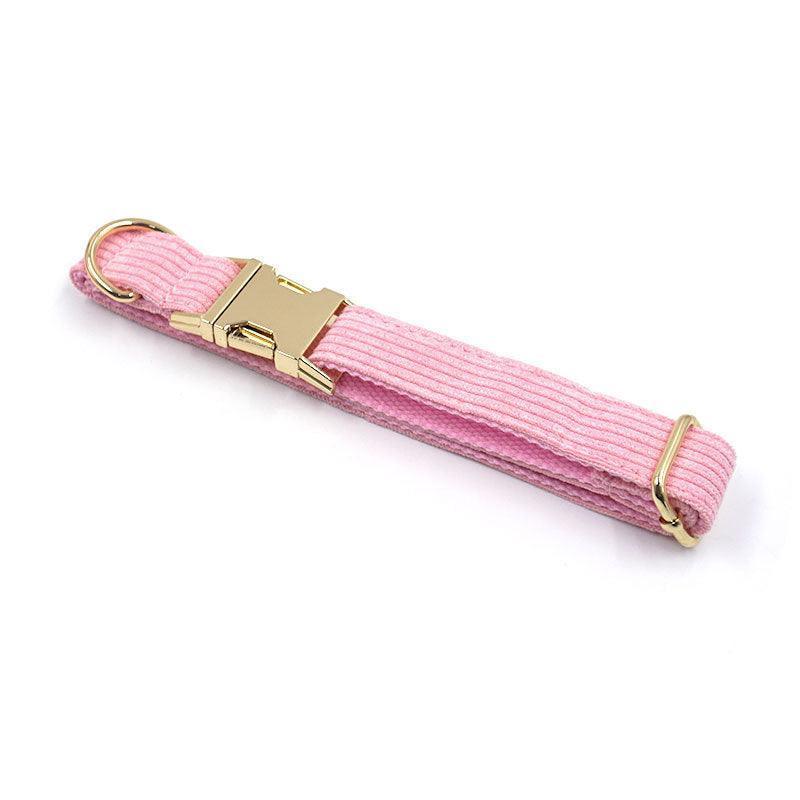 Stripe Velvet Personalized Dog Collar - iTalkPet